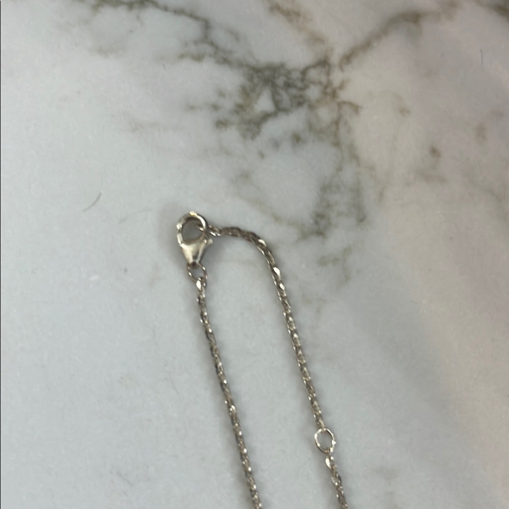 Silver Initial”L” Pendant Necklace - Picture 5 of 6